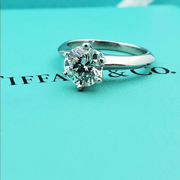 Tiffany & Co. Jewelry - Tiffany & Co. Solitaire Platinum Engagement Ring